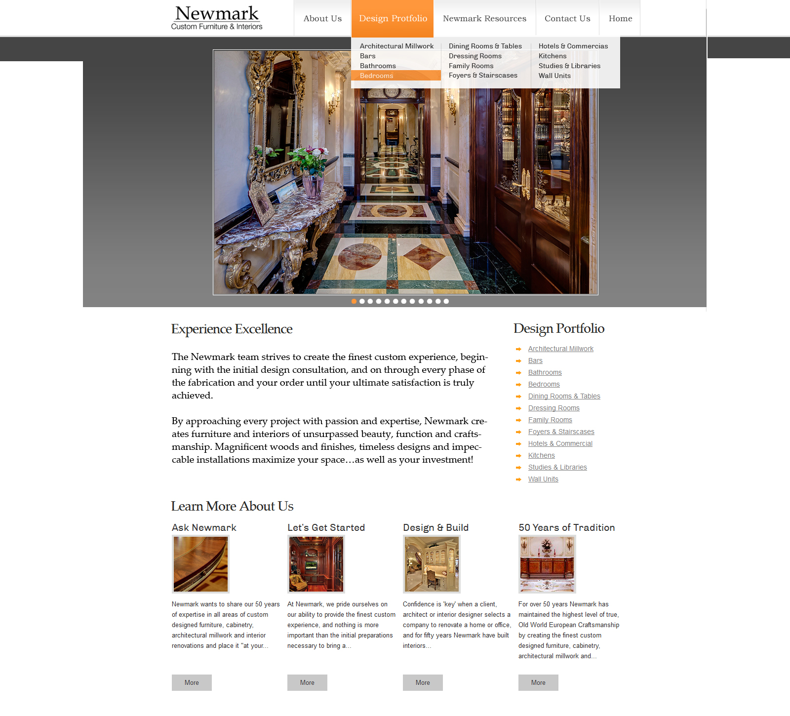 Newmark Furniture Homepage